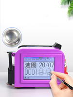 Date de production de la technologie Tij portable Mini imprimante à jet d'encre portable Imprimante de code de lot à jet manuel
