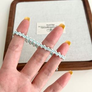 Dylam Dainty <b>Adjustable</b> Rope Beaded Chain Bangles & <b>Bracelets</b> Unique 925 Sterling Silver Beads <b>Bracelet</b> for Daily Life - Product Image 4