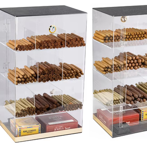 Cao trong suốt Cigar Humidor trường hợp tùy chỉnh <span class=keywords><strong>Acrylic</strong></span> Cigar trường hợp - Product Image 1