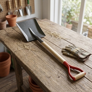 <span class=keywords><strong>Pala</strong></span> de Acero al <span class=keywords><strong>Carbono</strong></span> de Alta Resistencia con Tratamiento Térmico, Mango de Metal y Empuñadura de Poliéster Garantía de 3 Años para Uso en Jardín y Granja - Product Image 4