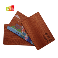 Usine moins cher écologique personnalisé RFID Sapele en bois carte Laser à puce hôtel 1K clé contrôle d'accès NFC paiement 213/215/216