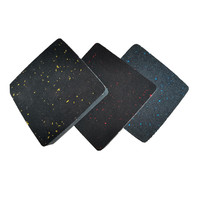 Échantillon gratuit de tapis de sol en caoutchouc pour salle de sport CrossFit 1m x 1m