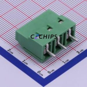 1731734 Screw Terminal Block Through hole Component (THT),P=7.62mm Connector 1x3P 7.62mm Green Through Hole - Product Image 1