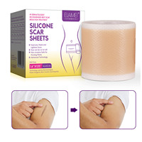 Bande adhésive en gel de silicone souple réutilisable pour cicatrices de césarienne, ruban de silicone indolore, bandes d'élimination des cicatrices