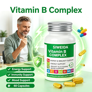 Capsules de complexe de <span class=keywords><strong>vitamine</strong></span> B à spectre complet SIWEIDA, multivitamines, complément nutritionnel quotidien pour adultes - Product Image 1
