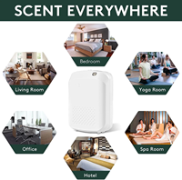Diffuseur d'aromathérapie sans eau 400 ml, commande intelligente, montage mural, diffuseur de parfum pour grandes surfaces, machine de diffusion de parfum pour hôtel, bureau