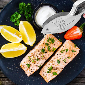 Exprimidor Manual de Limones en Forma de Pez, de Acero Inoxidable, Reutilizable, para Cítricos, Herramienta de Cocina - Product Image 2