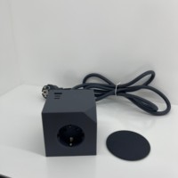 Multiprise cube multifonctionnelle de conception nouvelle, PD20W, 3 prises EU avec 1 USB, 2 type C en option, aspiration magnétique