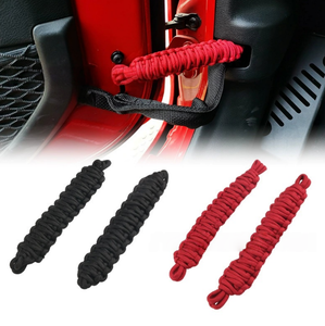Kit de modification pour <span class=keywords><strong>Jeep</strong></span> <span class=keywords><strong>Wrangler</strong></span> JK 2007-2018 : Limiteur d'ouverture de porte à sangle pour inspection (1 jeu) - Product Image 1