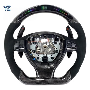 Volante de Fibra de Carbono con Costuras de Color Personalizadas, Rendimiento en Pista para <span class=keywords><strong>BMW</strong></span> Serie 5 7 F10 F18 <span class=keywords><strong>GT</strong></span> <span class=keywords><strong>525</strong></span> 530, Accesorios para Autos Deportivos - Product Image 1