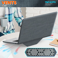Crique de protection pour ordinateur portable en tissu durable avec support magnétique pour Mac Book Air 15 15.3 pouces 2023/2024 modèle M2 A2941/M3 A3114
