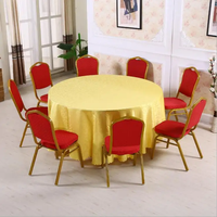 Table de banquet de mariage directe du fournisseur chinois Table pliante et rotative