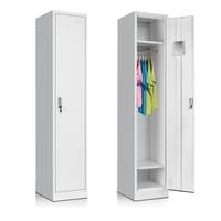 Casier de rangement autoportant en acier verrouillable - Armoire métallique à compartiments individuels pour un rangement sécurisé dans la chambre d'appartement