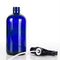 Bouteilles en plastique transparentes ou ambrées de 1L, 500ml, 250ml, 200ml, 750ml pour mini-sprays de parfum, produits ménagers, emballages de parfum pour voitures et diffuseurs