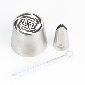 Juego de puntas de tubería rusas, boquillas de glaseado de acero inoxidable para decoración de pasteles, crema, ramo de flores, galletas DIY, postres, herramientas para hornear - Product Image 3