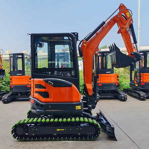 Trung Quốc Euro 5 diesel 2.5 tấn Mini Máy xúc trang trại sân đổi mới <span class=keywords><strong>Digger</strong></span> earthmoving máy móc nhỏ Bagger với cabin - Product Image 4