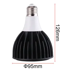 Customized white Black body indoor light 40W E12 G12 triac dimmable par30 led