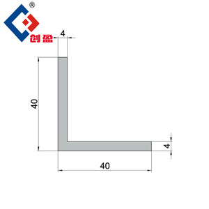 4040 Angle Aluminum Profile 40x40x4mm 6000 Series Alloy For Assembly Line Use - Product Image 1