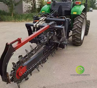 Producto Popular: Zanjadora Hidráulica Agrícola con Sierra de Cadena, Máquina Excavadora para Zanjado en Venta