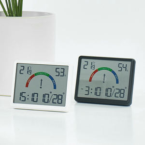 電子目覚まし時計温度湿度計多機能磁気設計大型LCDカラースクリーンデジタル温度計 - Product Image 4