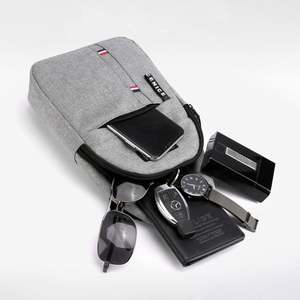 Bolso Bandolera Oxford Ligero de Estilo Vintage para Hombre con Cierre de Cremallera, Bolso de Hombro Moderno para Exteriores - Product Image 4