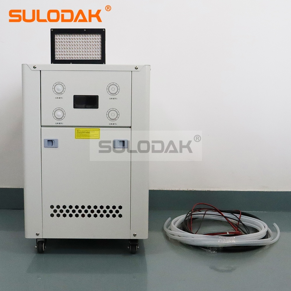 2150W High-Intensity UV LED Curing Lamp 150x80mm 395nm for One Pass Digital Press Silk Screen Printing 220V 30000h Lifespan