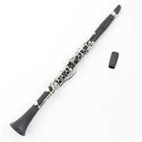 OEM Focustyle Matte BB Bass Clarinet with Bakelite Hard Rubber Body Nickel Silver Keys Barrel 17-Key Woodwind Instrument