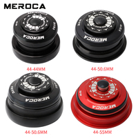 MEROCA N-094 Bantalan Headset Sepeda Aluminium Alloy Steel 44-50.6mm/44-56mm Sepeda Gunung Tersembunyi Hitam Merah Cina