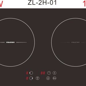 Table de cuisson à induction double 3100W, cuisinière électrique à induction encastrable, plaque à induction 2 brûleurs, boîtier métallique - Product Image 3