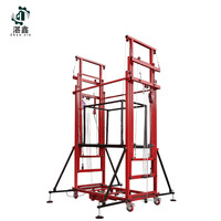 Échelles électriques, échafaudages, plateformes élévatrices, capacité, échafaudage électrique pliable mobile pour la construction