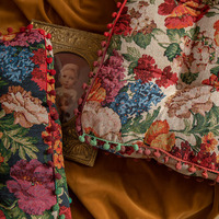 Vente en gros de coussin de méditation de qualité supérieure coussin carré de siège de canapé de chaise d'oreiller de méditation de yoga avec la fleur