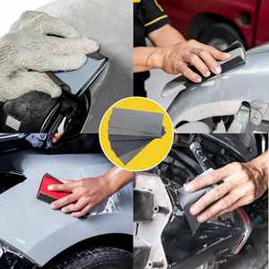 Carta Abrasiva Quadrata in Carburo di Silicio 9x11 Pollici, Durezza Media, Impermeabile, per Uso a Secco/Umido, Grana 60-3000 per Lucidatura di Legno e Metallo - Product Image 2