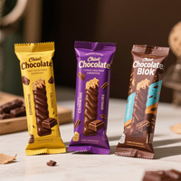 Op maat gemaakte verzegelbare plastic Mylar folie voedselverpakking zak voor chocolade, snacks en energierijke repen