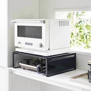 Étagère de rangement en ferroalliage pour micro-ondes de cuisine, sans installation requise, support minimaliste pour petits appareils électroménagers - Product Image 2