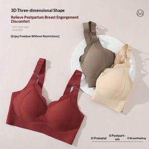 Reggiseno Allattamento Senza Cuciture, Reggiseno Premaman Senza Ferretto a Goccia, Reggiseno Premaman a Pressione Zero per Donne Post-Parto - Product Image 3