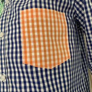 Chemise à carreaux noire en coton à manches longues pour garçons, chemise décontractée pour enfants - Product Image 2