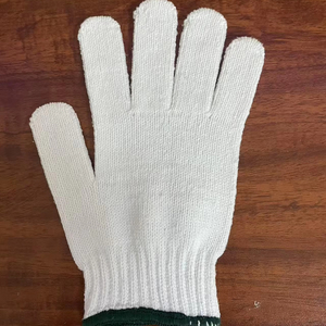 ถุงมือป้องกันความปลอดภัยเวียดนาม แบบใช้ซ้ำได้ น้ำหนัก 450 กรัม-6000 กรัม/โหล ทนทาน TC (ผ้าฝ้าย 40% โพลีเอสเตอร์ 60%) ถุงมือทำงานระบายอากาศได้ดี - Product Image 1