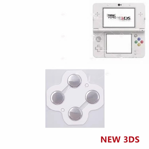 Pellicola Conduttiva per Pulsanti D-Pad e ABXY, Adesivo con Cupola Metallica per 3DS NEW 3DS XL <span class=keywords><strong>LL</strong></span>, Membrana per Tasti a Croce - Product Image 5