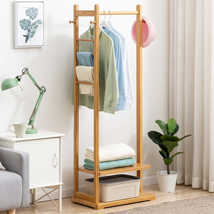 Perchero sencillo, estante de almacenamiento multifuncional para dormitorio, de pie, adecuado para alquiler y uso doméstico. - Product Image 1