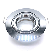 Reemplazable Focos 12v ce rohs gu10 mr16 ajustable fundido empotrada cob led downlight spotlight