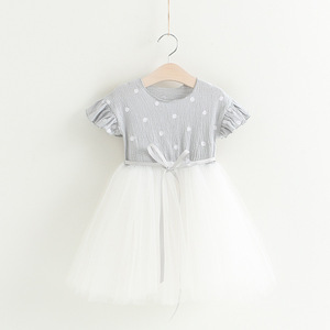 Vestido de Verano con Tutú de Puntos para Bebés Niñas, Compras en Línea en India - Product Image 3