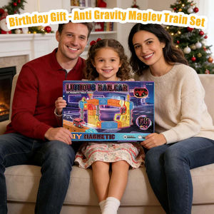 68 Piezas de Juguetes de Construcción de Pistas de Carreras Flexibles en 3D con Giro de 360° que Desafía la Gravedad °   Tren Eléctrico con Vías y Motor para Niños - Product Image 6