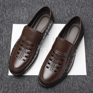 <span class=keywords><strong>Mocasines</strong></span> de cuero de alta calidad para <span class=keywords><strong>hombre</strong></span>, zapatos de vestir para conductores, nuevo diseño de verano - Product Image 3