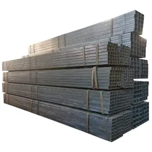 100x100 Square Iron Steel Tube Supplier ERW SHS MS Square Hollow Section for Construction Material