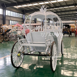 Nuevo Modelo 2026 de Carruaje de Calabaza Blanco, Carruaje de Calabaza de Alta Calidad, Modelo Eléctrico, Ideal para Bodas y Parques de Atracciones - Product Image 6