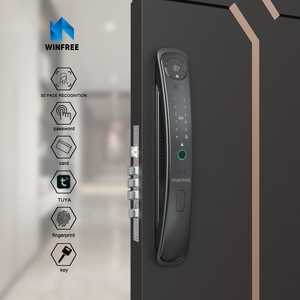 Điện Tử Serrure Thông Minh Vân Tay Kỹ Thuật Số Khóa Keyless Nhập Tuya 3D Nhận Dạng Khuôn Mặt Thông Minh Cửa Khóa Với Máy Ảnh - Product Image 1