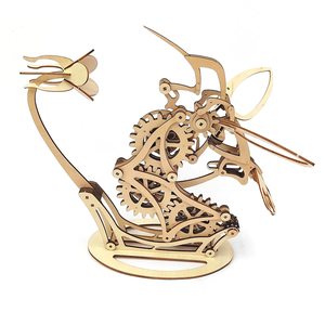 Mechanical Hummingbird Model 3D Puzzle Assembling Toys For Kids and Adult Jigsaw Puzzle Wooden Crafts Decoration