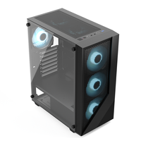 Caja de PC para Juegos de Alta Calidad al por Mayor, Caja de Computadora de Escritorio de Vidrio Templado ATX MicroATX Mini ITX