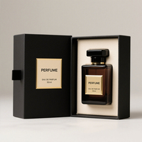 Botol Parfum Semprot Kaca Mewah Bentuk Persegi Panjang 50Ml Botol Parfum Kaca Kosong 100 Ml Botol Parfum Custom Dengan Kotak