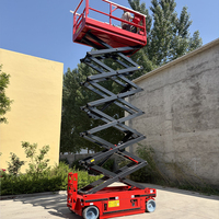 Plateforme élévatrice à ciseaux électrique à double niveau DAAILIFT MSL-GTJZ, capacité 100 kg, pour voitures, usage domestique, villa, acier au manganèse antidérapant